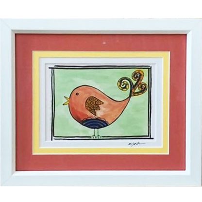 Custom Framed Bird