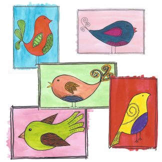Bird Print Collection by Ruth Johndrow